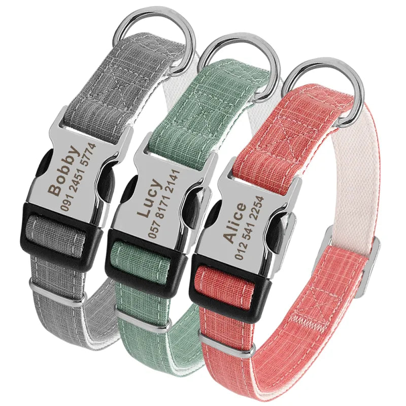 Customizable Anti-Lost Pet Dog Collar