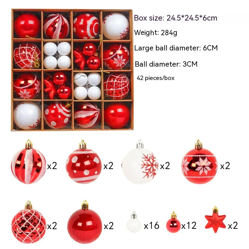 Colorful Christmas Ornament Ball Set