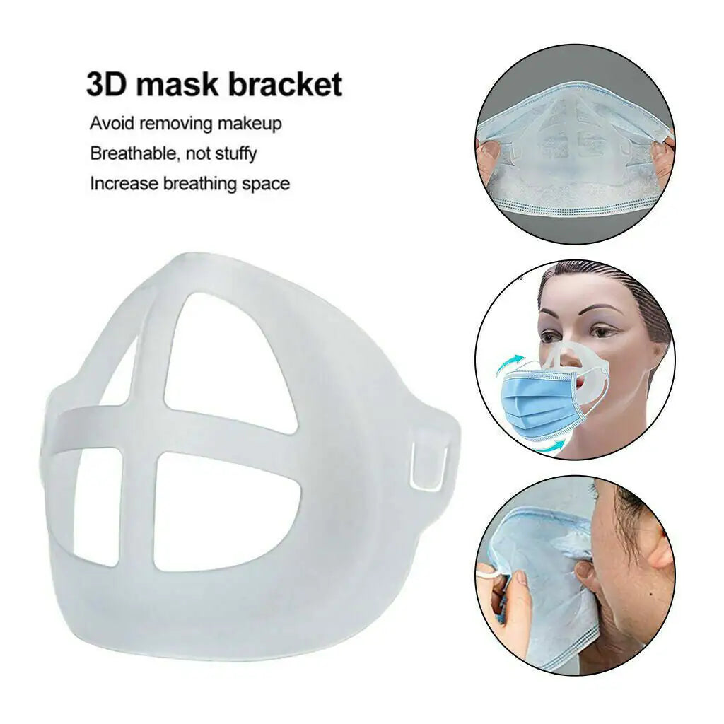 3D Face Mask Bracket Mouth Separate Inner Stand Holder Breathing Space Frame