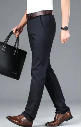 Men's loose straight business casual pants