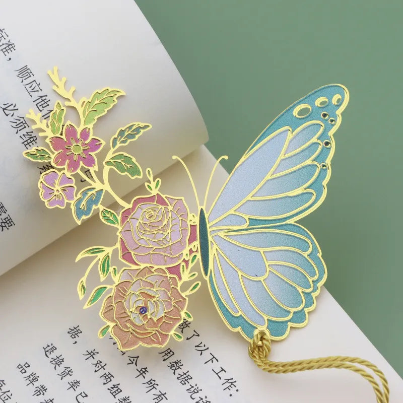 Metal Butterfly Bookmark