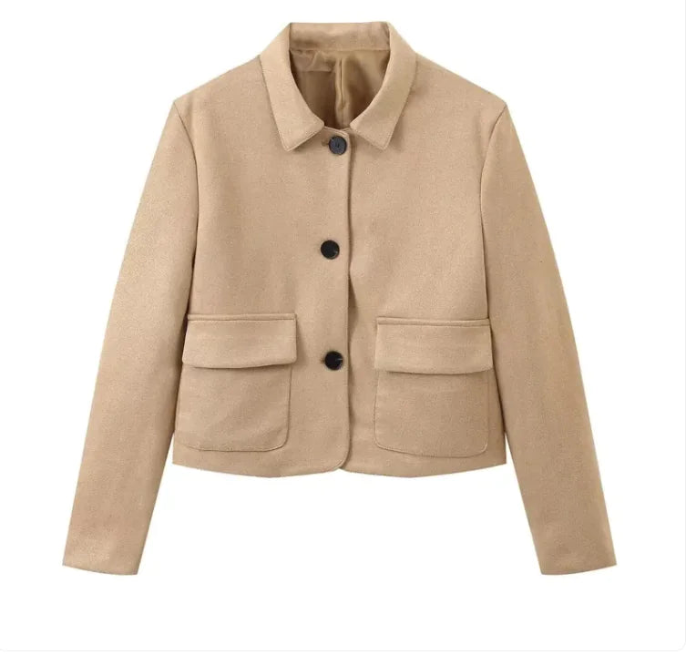 Elegance Retro Lapel Jacket