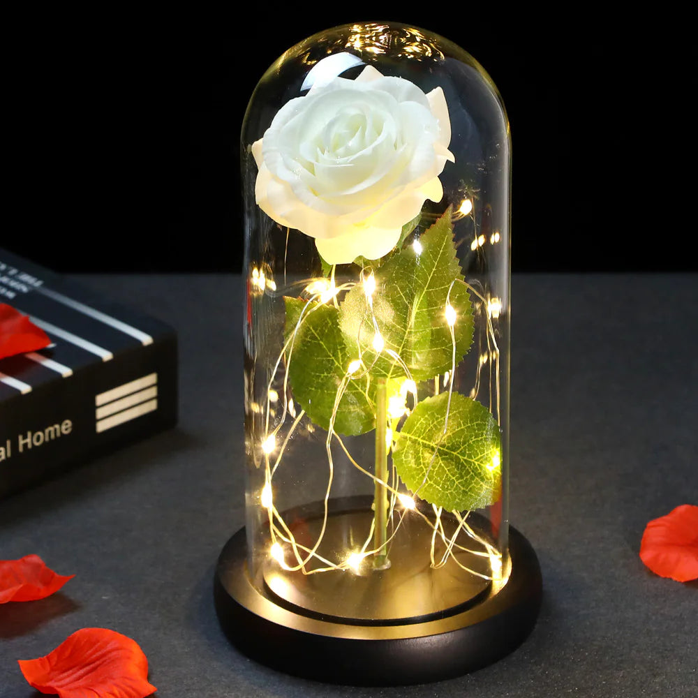 EternalGlow Rose Ornament