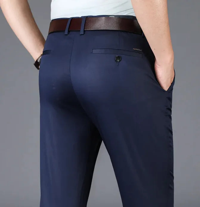 Men's loose straight business casual pants