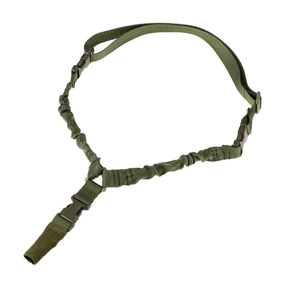 Heavy Duty Tactical Single Point Gun Rifle Sling Adjust & Quick Detach QD Buckle