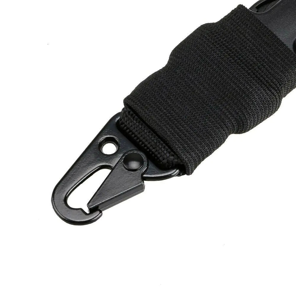 Heavy Duty Tactical Single Point Gun Rifle Sling Adjust & Quick Detach QD Buckle