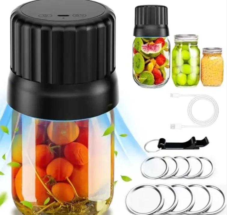 Electric Mason Jar Vacuum Sealing