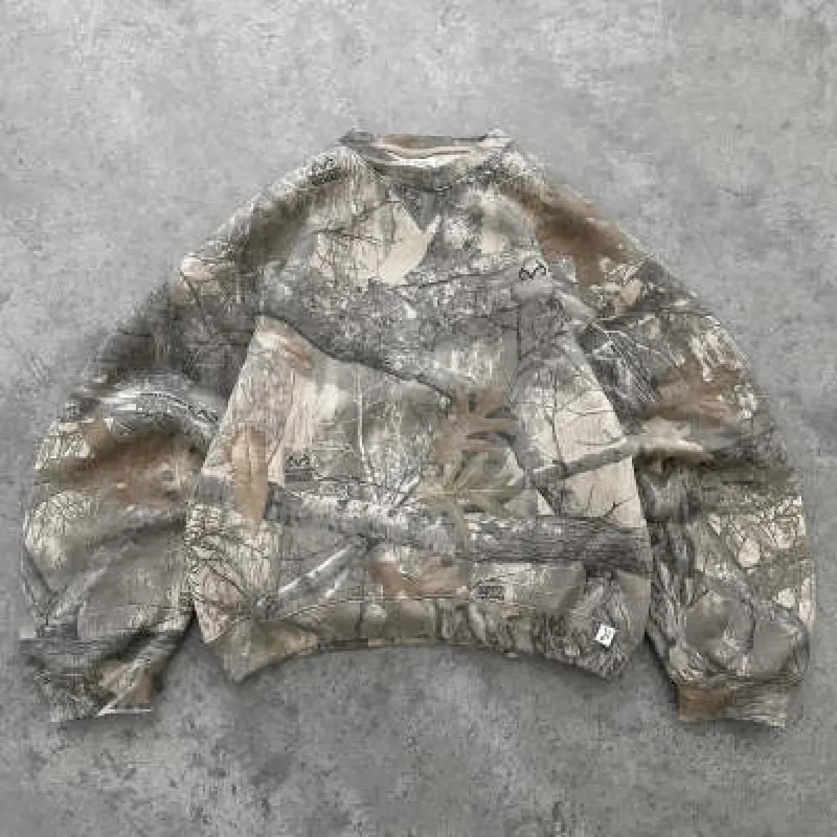 Camouflage Retro Hip Hop Loose Hooded Sweater