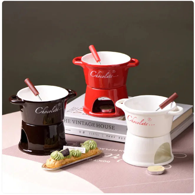 Mini Fondue Pot - Cheese & Dessert Melting Cup