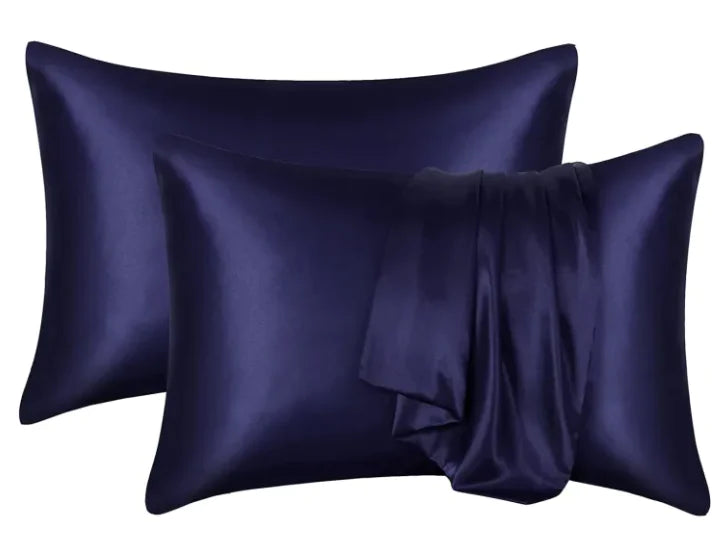 Silk-like Solid Color Pillowcase