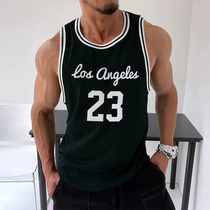 Mesh Quick-Drying Retro Sports Jersey Men