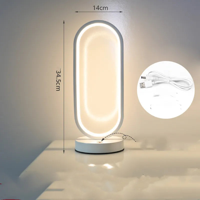 Touch & Remote Bedside Lamp with Eye Protection