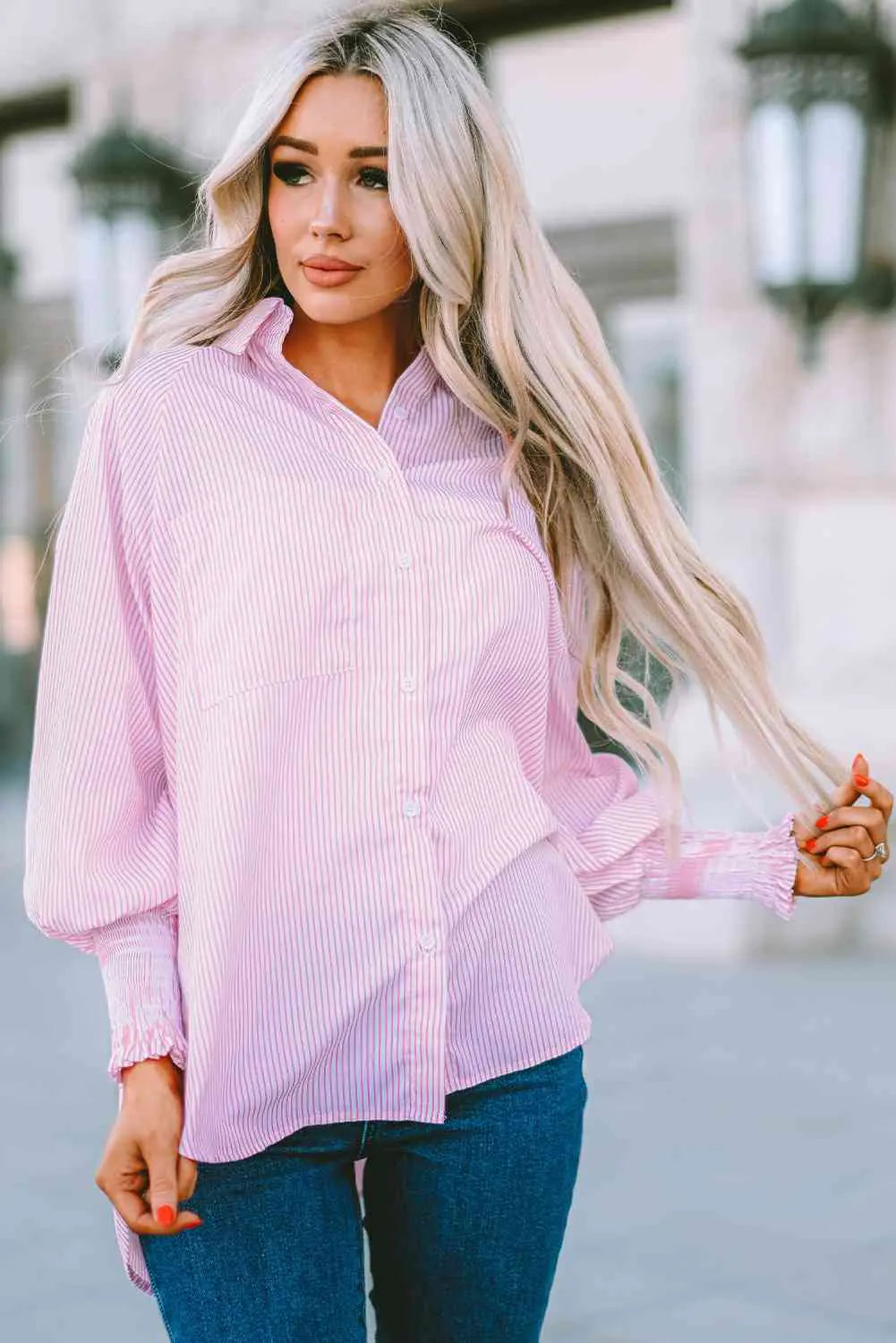 Fernanda Lantern Sleeve Shirt