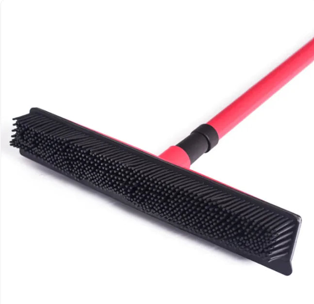 Extendable Pet Hair Removal Rubber Broom