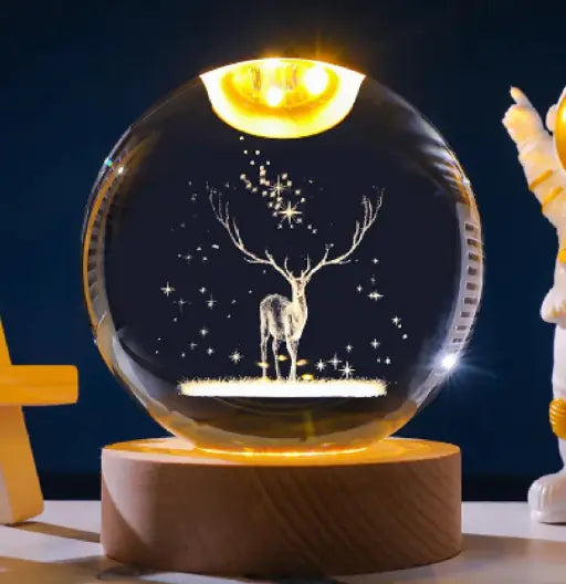 3D Constellation Crystal Ball Night Light