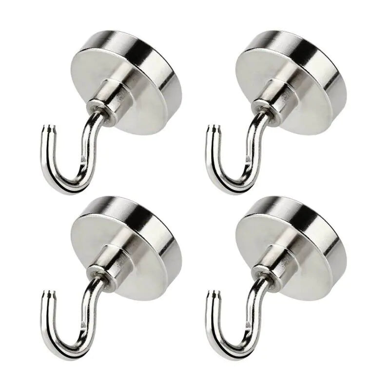 10 Pack Dia Strong Magnetic Hook Hanger N52 Neodymium Clamping Magnet Hooks USA