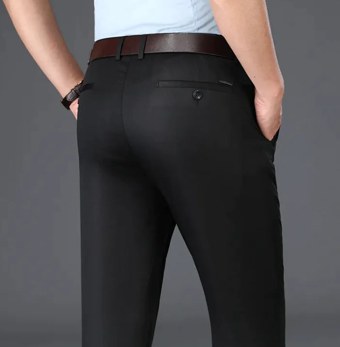 Men's loose straight business casual pants