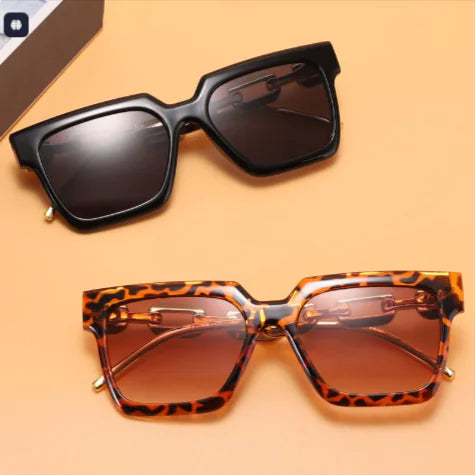 Modern European & American Style Square Sunglasses – Trendy and Chic Design