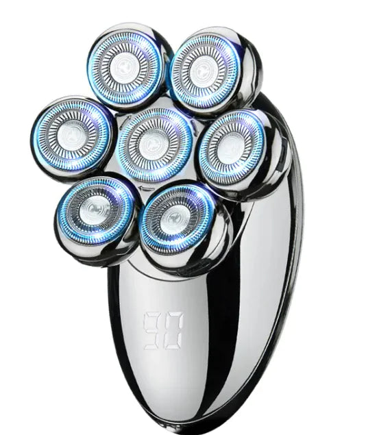 Digital Display Seven-blade Electric Shaver