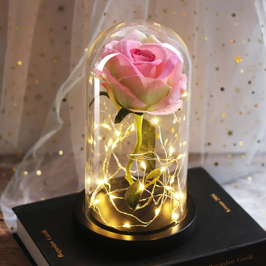 EternalGlow Rose Ornament