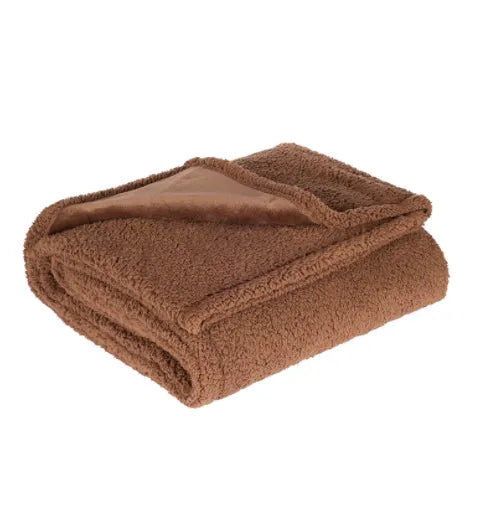 Flannel Shu Cotton Sherpa Thickened Pet Blanket