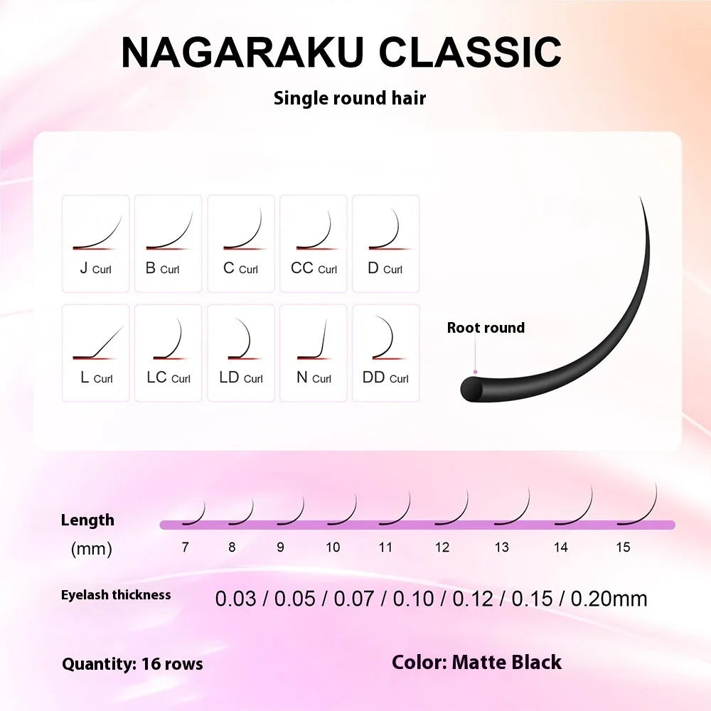 NAGARAKU 16 Rows Round Hair Curling Iron