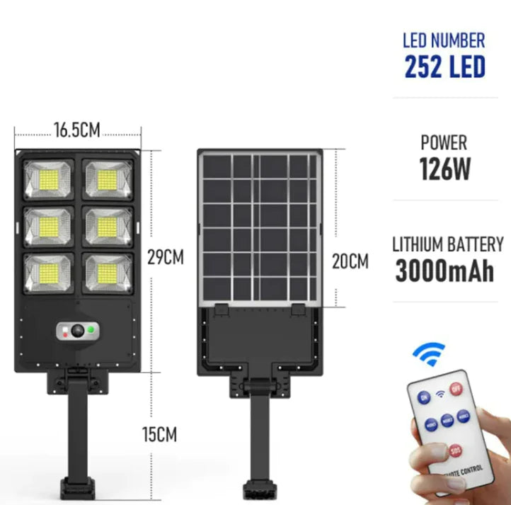 New Solar Double Row Street Light