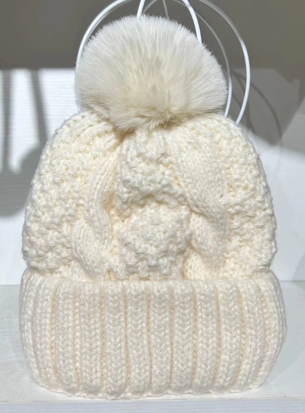 Winter Solid Color Knitted Woolen Hat