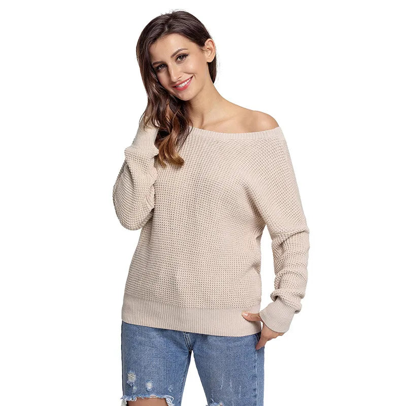 Loose Round Neck Pullover Sweater