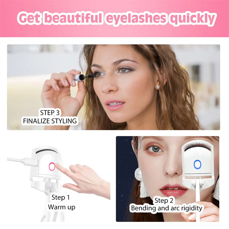 Portable Electric Heated Eyelash Curler