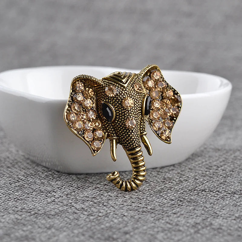 Animal Diamond Brooch