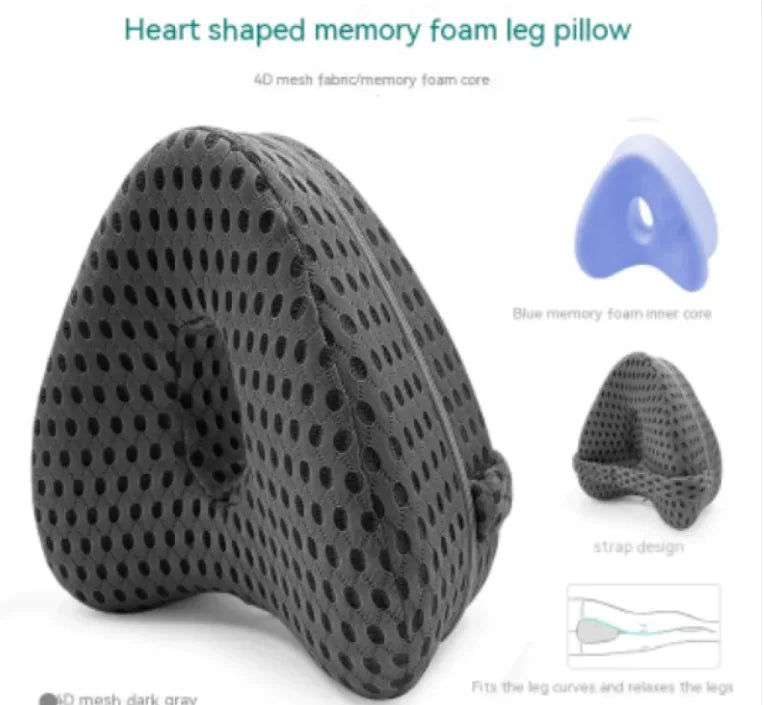 Heart-shaped Memory Foam Leg Pillow