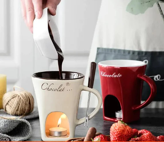 Chocolate Cheese Fondue Mug