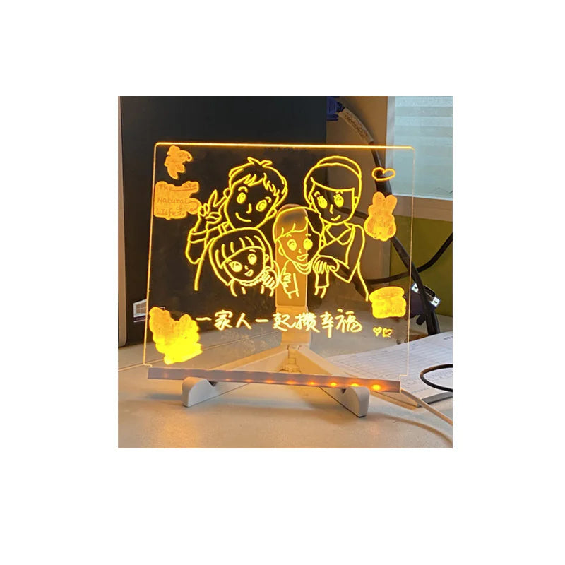 Light Up Acrylic Message Board