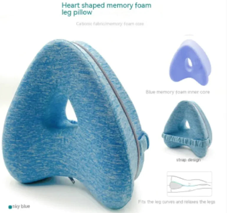 Heart-shaped Memory Foam Leg Pillow