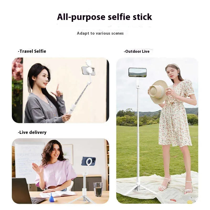 Selfie Stick Bluetooth Selfie For Magnetic Mobile Phone