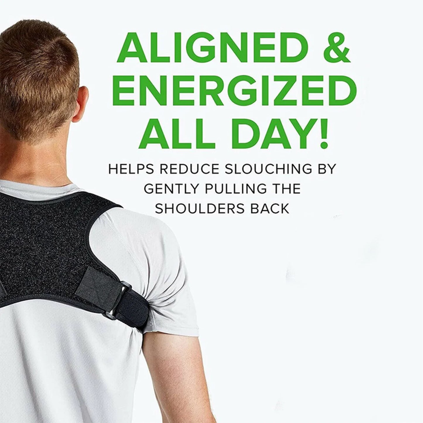 Adjustable Posture Corrector Back Shoulder Support Correct Brace Belt Men Women