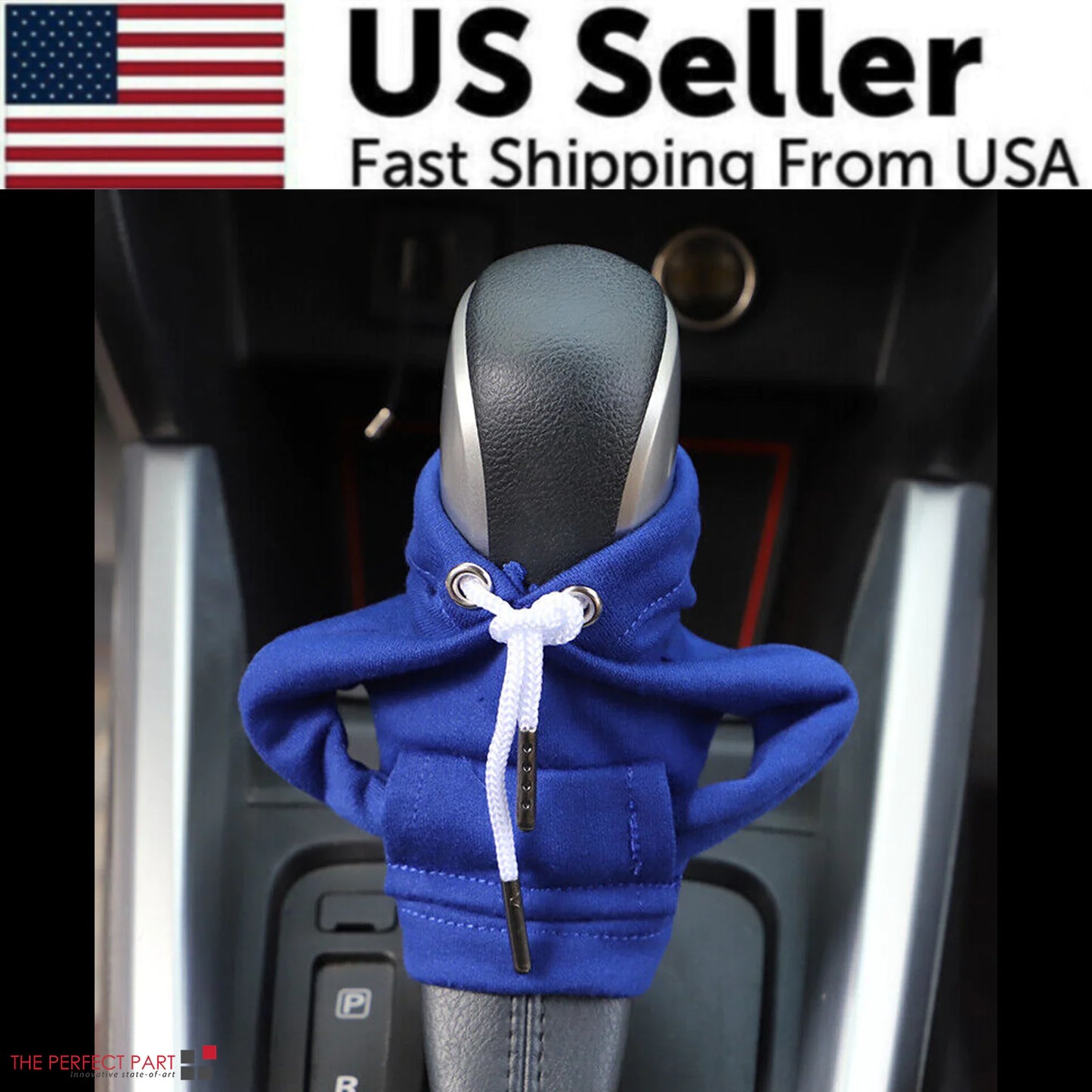 Car Gear Shift Cover Mini Hoodie Gear Shift Cover for Car Shifter Interior Trim