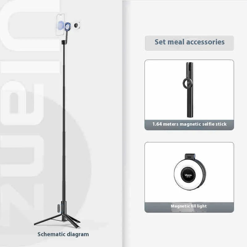 Selfie Stick Bluetooth Selfie For Magnetic Mobile Phone