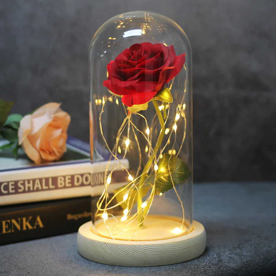 EternalGlow Rose Ornament