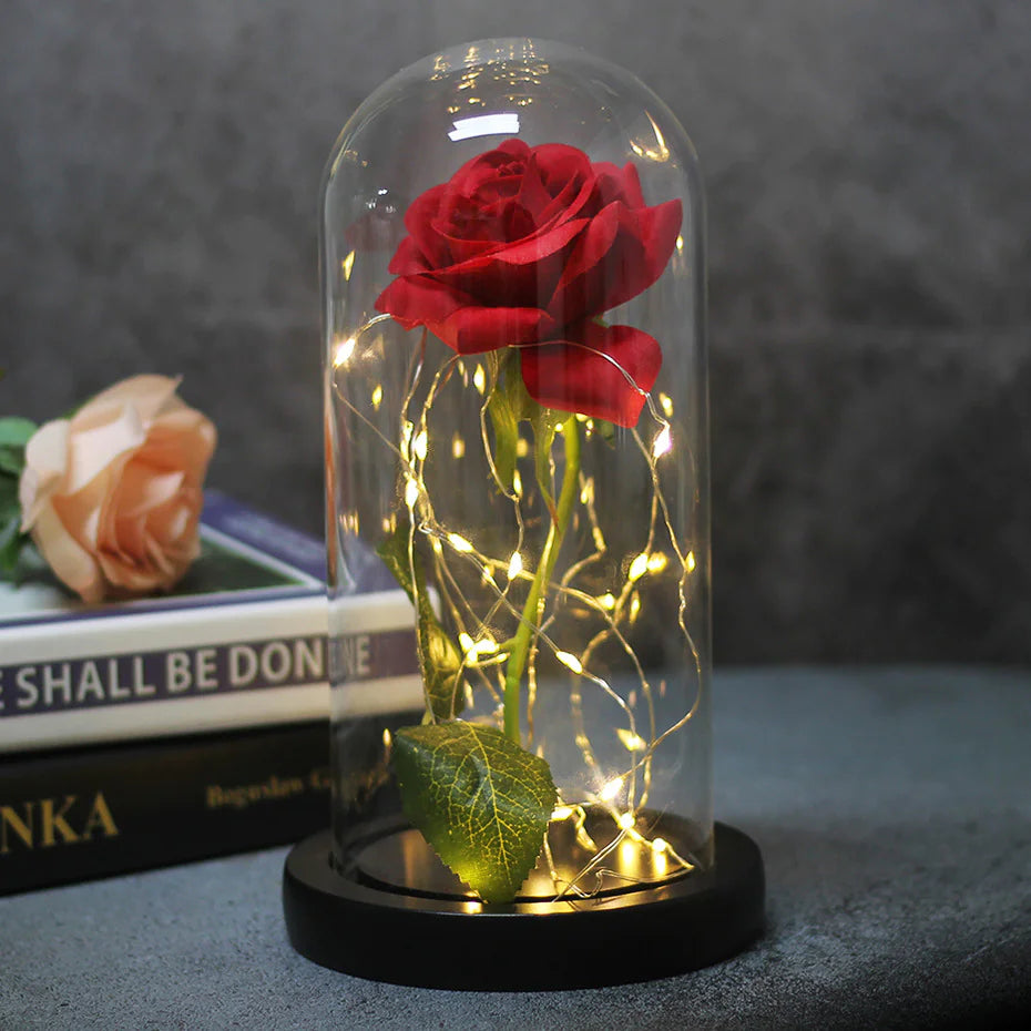 EternalGlow Rose Ornament