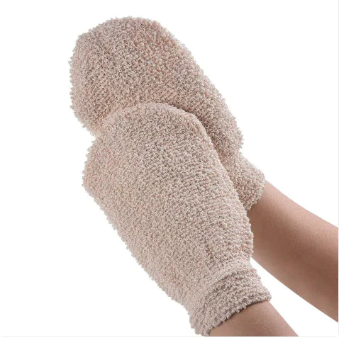 Jute Foaming Bath Gloves