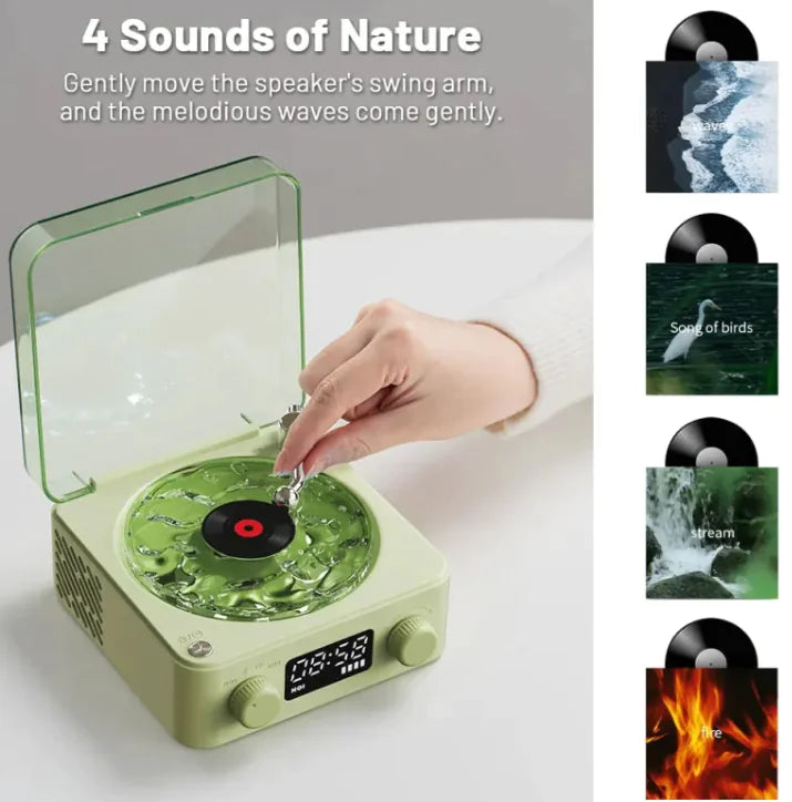 Retro Turntable Bluetooth Speaker