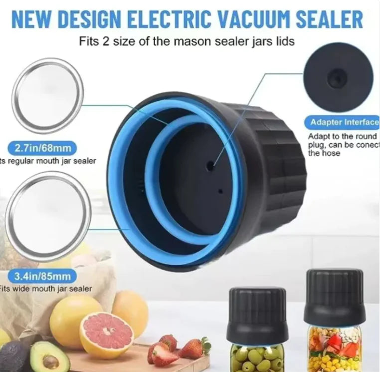 Electric Mason Jar Vacuum Sealing