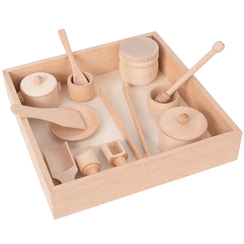 Beech Log Kids' Playhouse Tea Set