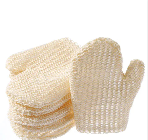 Jute Foaming Bath Gloves