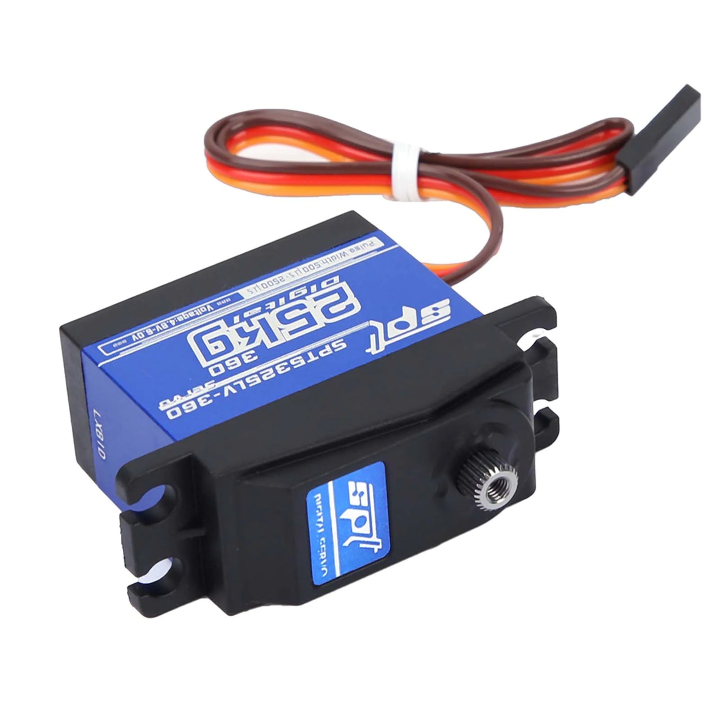 1500μs/ 330hz 360 Continuous Rotation SPT5525LV-360 25KG Digital Servo