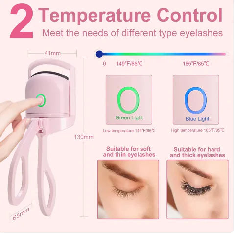 Rechargeable Portable Heated Eyelash Curler