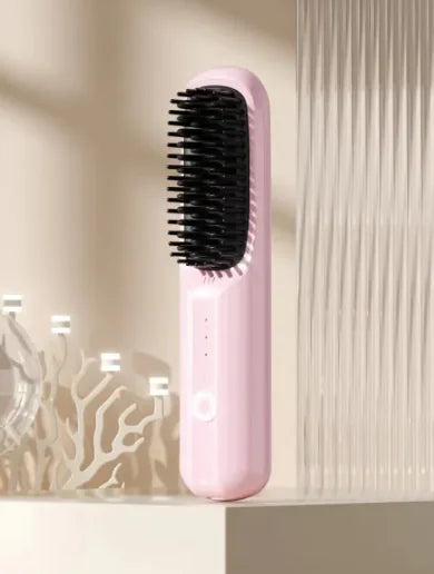 LCD USB Charging Ceramic Heating Electric Portable Straight Comb